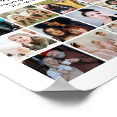 Custom Photo Collage Birthday Gift Poster (Hoek)