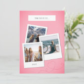 Custom Photo Collage Card + Inspirational Message Feestdagenkaart (Staand voorkant)