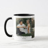 Custom Photo Collage Love Story Mok (Links)