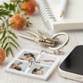 Custom Photo Collage Mom Keychain (Voorkant Rechts)