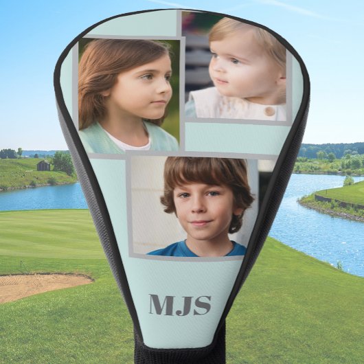 Custom Photo Collage Monogram Personalized  Golfheadcover