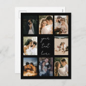 Custom Photo Collage Personalized Picture Family Feestdagenkaart (Voorkant / Achterkant)