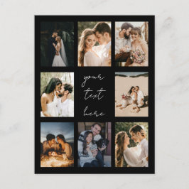 Custom Photo Collage Personalized Picture Family Feestdagenkaart