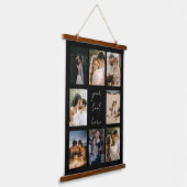 Custom Photo Collage Personalized Picture Family Hangend Wandkleed (Gebogen)