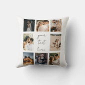 Custom Photo Collage Personalized Picture Family Kussen (Achterkant)