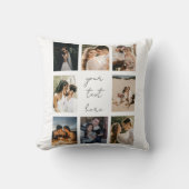 Custom Photo Collage Personalized Picture Family Kussen (Voorkant)