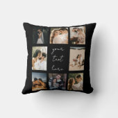 Custom Photo Collage Personalized Picture Family Kussen (Achterkant)