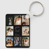 Custom Photo Collage Personalized Picture Family Sleutelhanger (Achterkant)