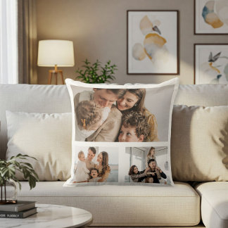 Custom photo collage pillow, Personalized photo  Kussen