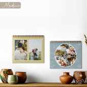 Custom photo collage Rose Line Art 2026 Kalender