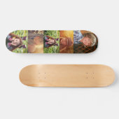CUSTOM PHOTO COLLAGE SKATEBOARD DECK (Horizontaal)