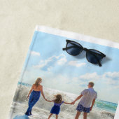 Custom Photo Collage Strandlaken met Uw Foto's (In situ)