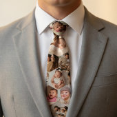 Custom Photo Collage Stropdas