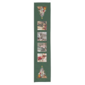 Custom Photo Collage Table Runner Korte Tafelloper (Voorkant)