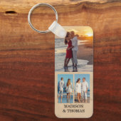 Custom Photo Couple Sleutelhanger (Voorkant)
