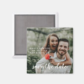 Custom Photo Creative Save the Date Magneet (Voorkant / Achterkant)