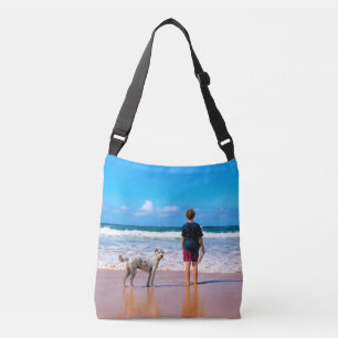 Custom Photo Crossbody Bag met uw huisdier Foto's Tas