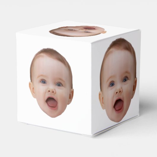 Custom Photo, Custom Photo Face Bedankdoosjes (Achterkant)