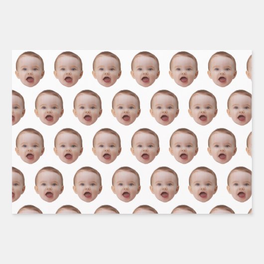 Custom Photo, Custom Photo Face Inpakpapier Vel (Voorkant)