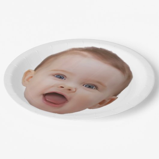 Custom Photo, Custom Photo Face Papieren Bordje (Gekanteld)