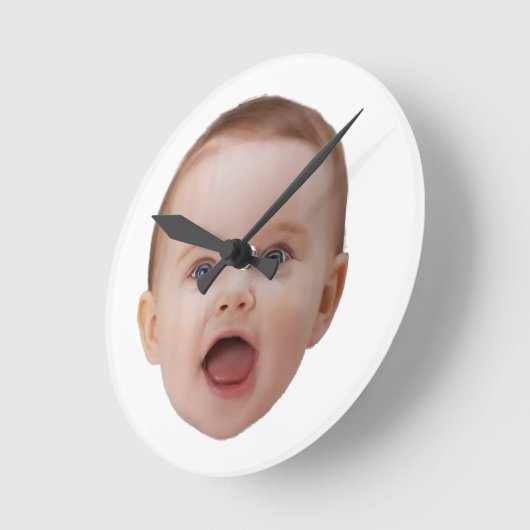Custom Photo, Custom Photo Face Ronde Klok (Hoek)