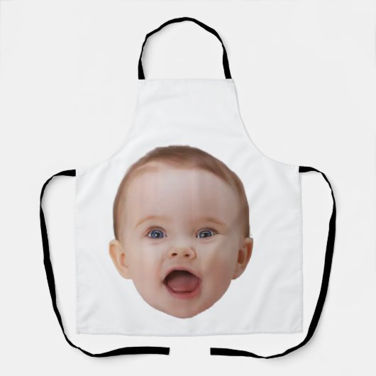 Custom Photo, Custom Photo Face Schort (Voorkant)