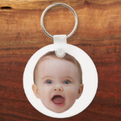 Custom Photo, Custom Photo Face Sleutelhanger (Achterkant)