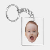 Custom Photo, Custom Photo Face Sleutelhanger (Voorkant Links)