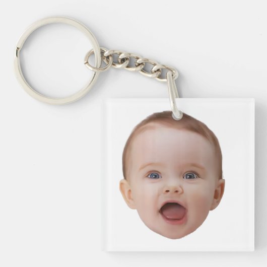 Custom Photo, Custom Photo Face Sleutelhanger (Voorkant)