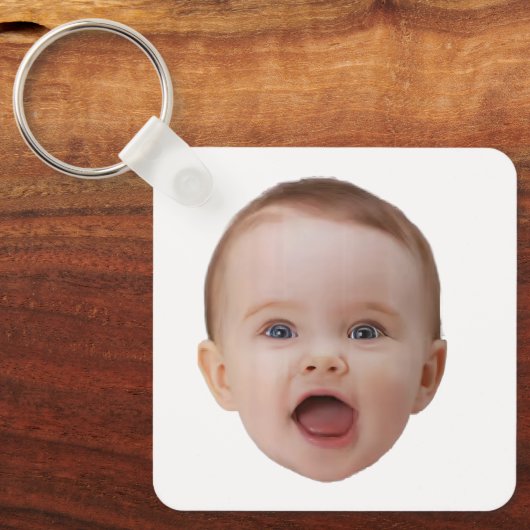 Custom Photo, Custom Photo Face Sleutelhanger (Voorkant)