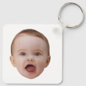 Custom Photo, Custom Photo Face Sleutelhanger (Achterkant)