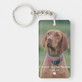 Custom Photo Dog Memorial Pet Loss Keepsake Sleutelhanger