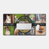 Custom Photo Dog Pet Bureaumat (Keyboard & Muis)