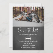 Custom Photo Dog Thema Modern Save The Date (Voorkant)