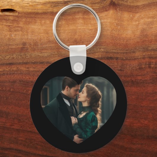 Custom Photo Double-Sided Round Memory Sleutelhanger (Voorkant)