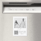 Custom Photo editable Wedding Save the Date magnet (Insitu (Vaatwasser))