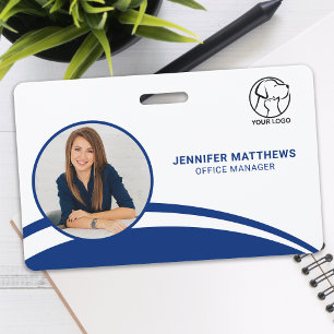 Custom Photo Employee Logo Naam Corporate Badge