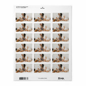Custom Photo Etiket (Full Sheet)