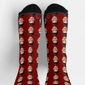 Custom Photo Face Socks, Funny Personalized Gift  Sokken (Top)