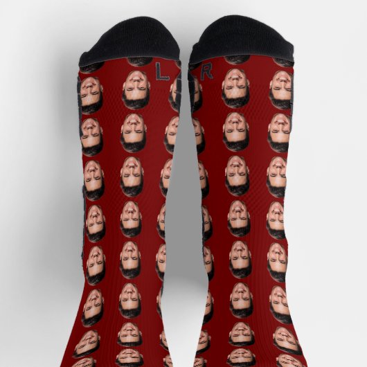 Custom Photo Face Socks, Funny Personalized Gift  Sokken (Top)