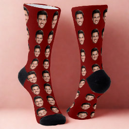 Custom Photo Face Socks, Funny Personalized Gift  Sokken