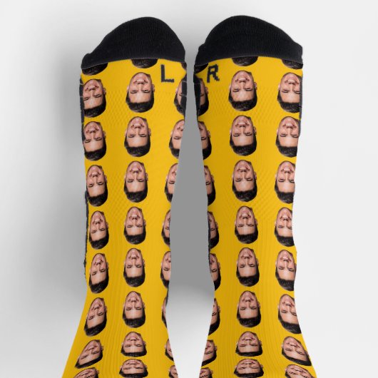 Custom Photo Face Socks Sokken (Top)