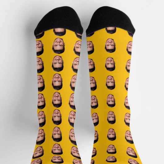Custom Photo Face Socks Sokken (Top)