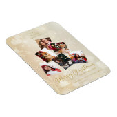 Custom Photo Family Christmas Tree Happy New Year Magneet (Rechterzijde)