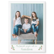 Custom Photo Favorite People Call Me Grandma