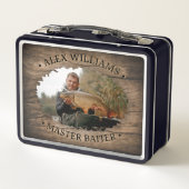 Custom Photo Fishing Box, Fisherman Gift for Dad (Achterkant)