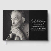 Custom Photo Funeral Sympathy Gastenboek (Voorkant)