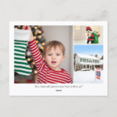 Custom Photo Funny Family Quotes New Home Holidays Briefkaart (Voorkant)