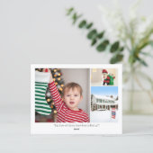 Custom Photo Funny Family Quotes New Home Holidays Briefkaart (Staand voorkant)