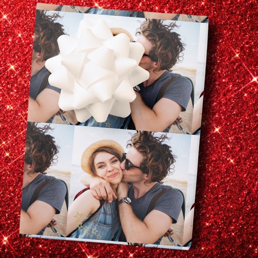 Custom Photo Gift Wrap, Custom Family Photo Cadeaupapier